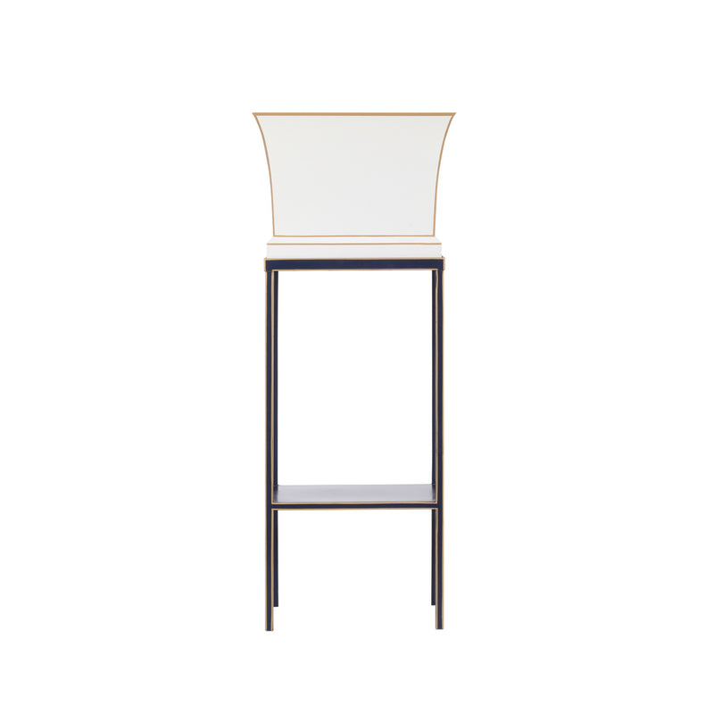 Chelsea House Morrow Tole Planter - Navy