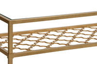 Chelsea House Pacific Coast Console Table-Gold