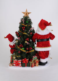 Karen Didion Lighted Christmas Presents Santa