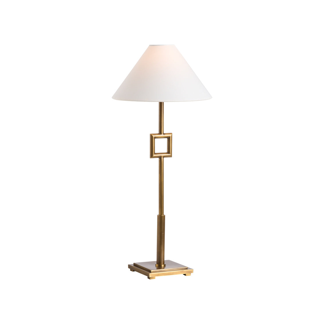 Chelsea House Overhill Table Lamp - Aged Brass