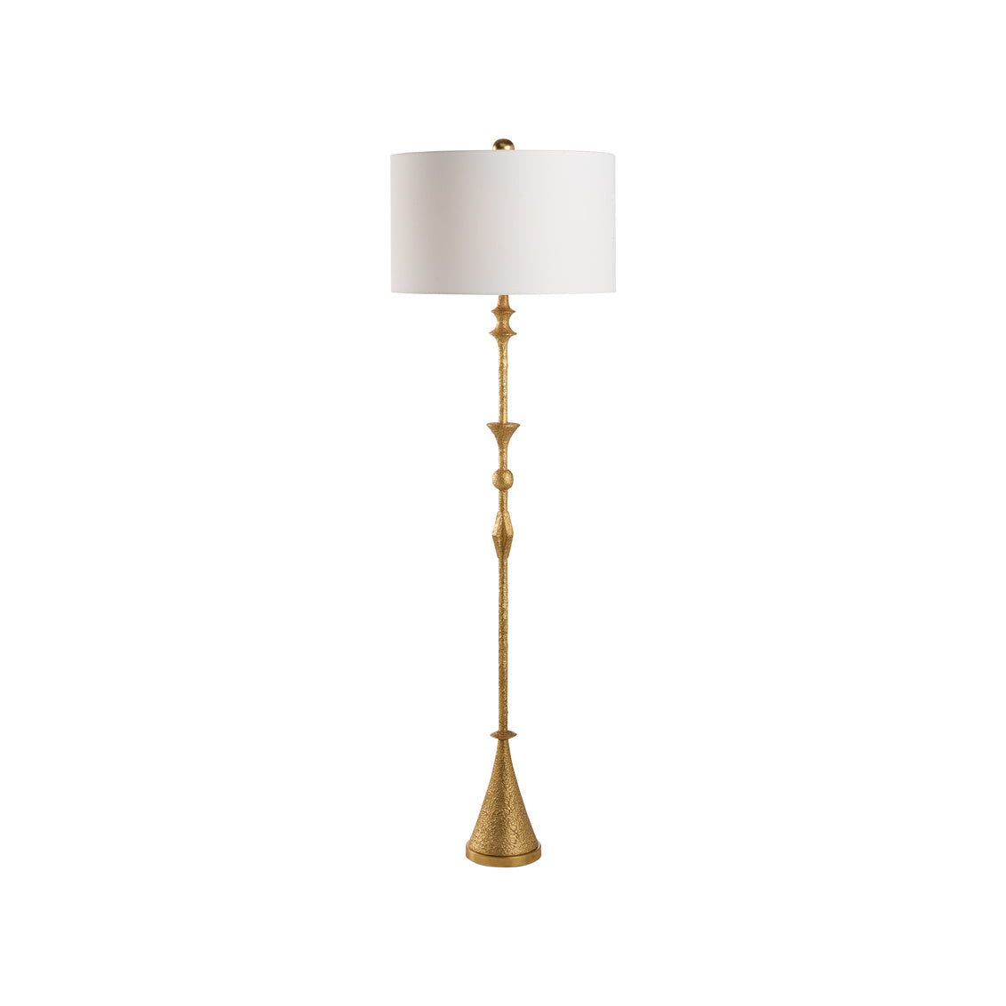 Chelsea House Gia Floor Lamp - Textured Gilt