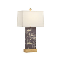 Chelsea House Chinoiserie Panel Lamp