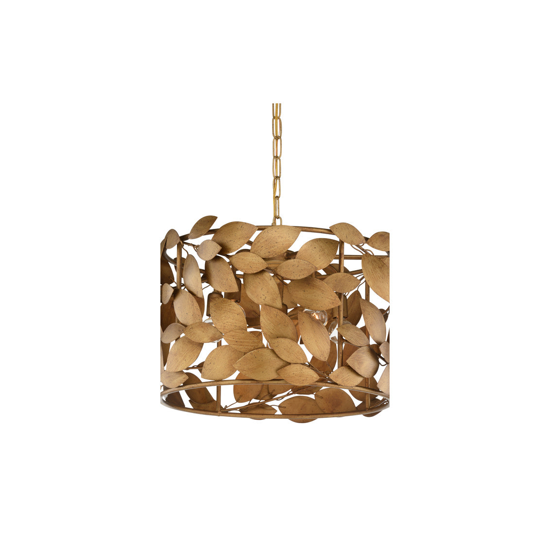 Chelsea House Ficus Round Chandelier - Gold