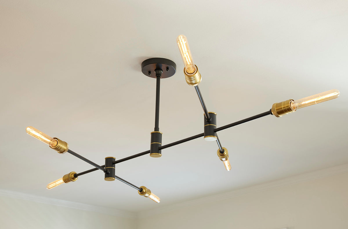 Wildwood Pluton Chandelier - Gunmetal