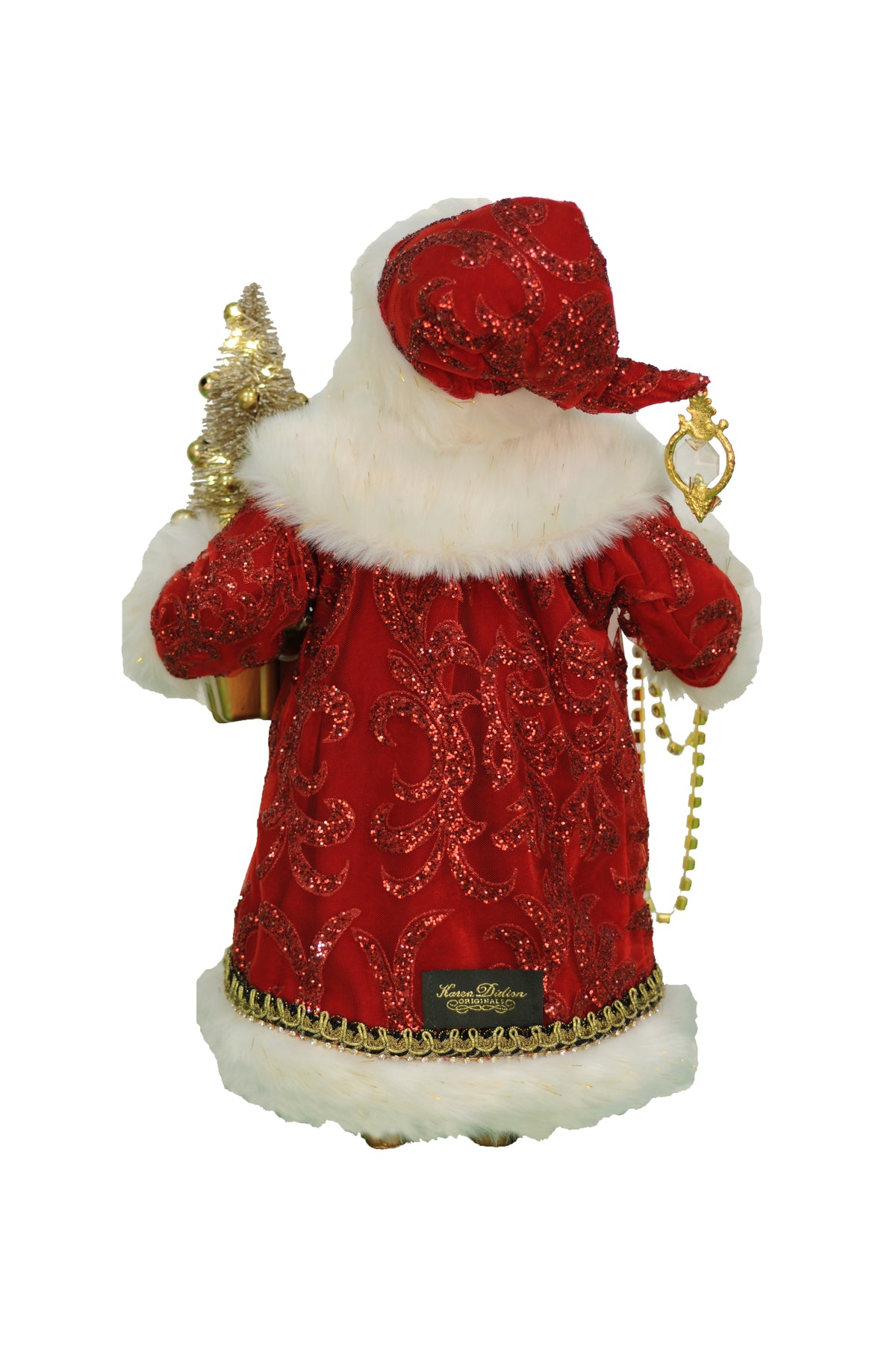 Karen Didion Lighted Traditional Elegance Santa