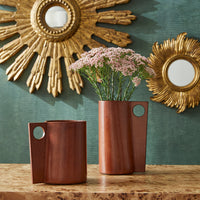 Chelsea House Leather Vase (Sm)