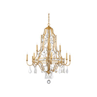 Wildwood Buckhead Large Chandelier - Gold