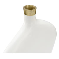 Chelsea House Asymmetric Vase - White (Lg)