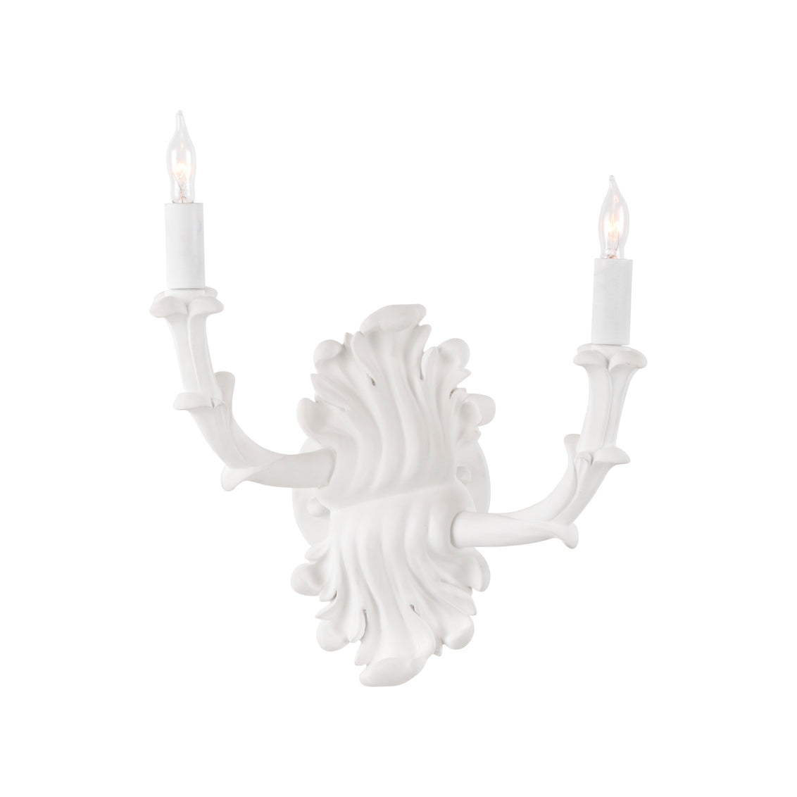 Wildwood Roche Plaster Double Arm Sconce