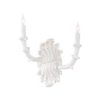 Wildwood Roche Plaster Double Arm Sconce