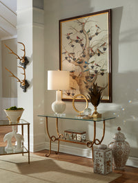 Chelsea House Charles Vase Lamp - Cream
