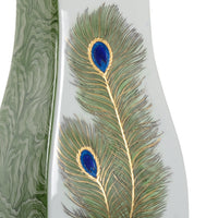 Chelsea House Peacock Feather Lamp