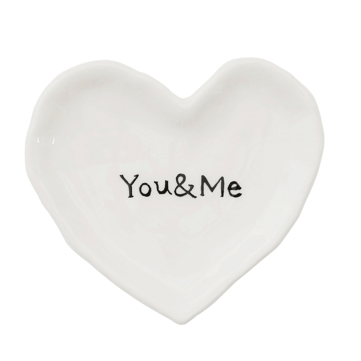 Design Shop You and Me Ceramic Heart Dish