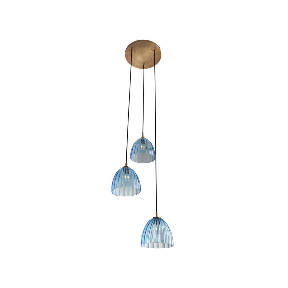 Wildwood Caterina Triple Pendant - Aqua