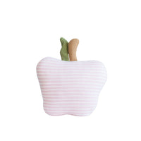 Design Shop 12" x 12" Cotton Striped Knit Apple Pillow