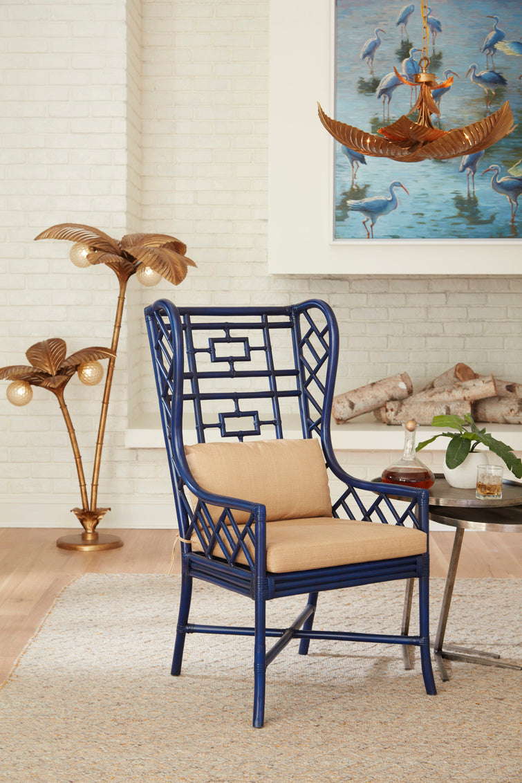 Wildwood Gwyneth Wing Chair - Indigo