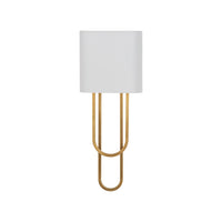 Chelsea House Odeon Sconce - Aged Brass