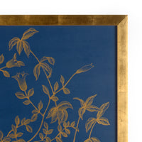 Chelsea House Gold Buckhead Panel On Blue B