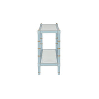 Chelsea House Conner Cane Console - Blue
