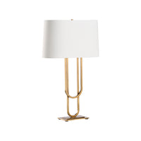 Chelsea House Odeon Table Lamp - Aged Brass