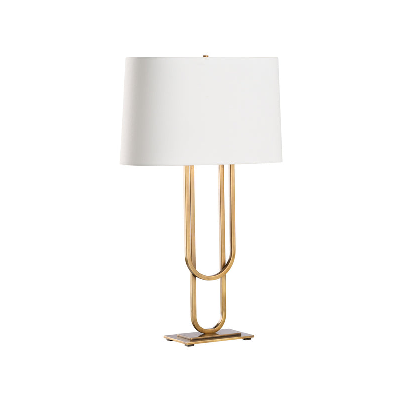 Chelsea House Odeon Table Lamp - Aged Brass