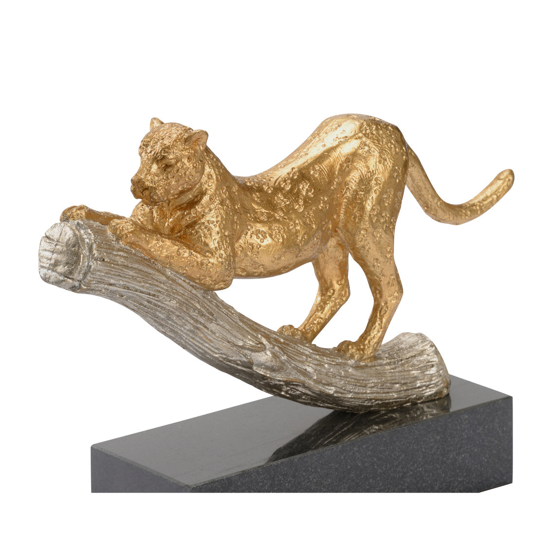 Wildwood Leopard On The Hunt - Gold