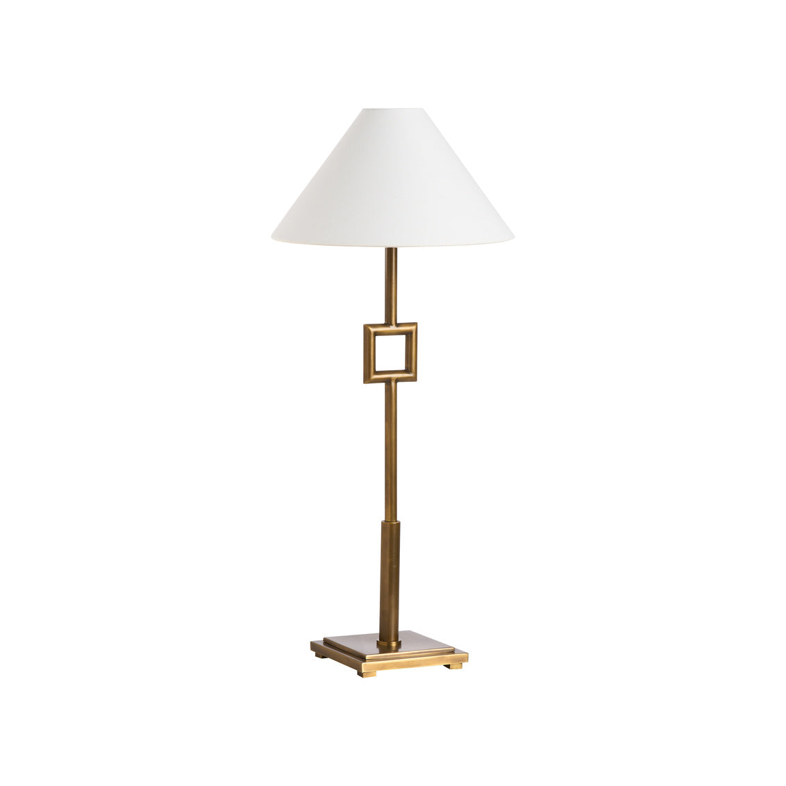 Chelsea House Overhill Table Lamp - Aged Brass