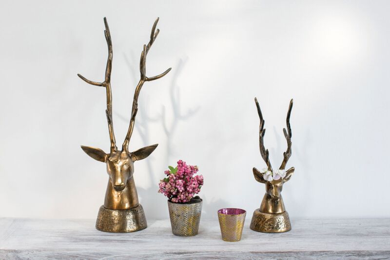 Design Shop Deerhead 4.75"x 5"x 15.25"