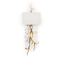Chelsea House Curling Leaves Sconce w/ Acrylic