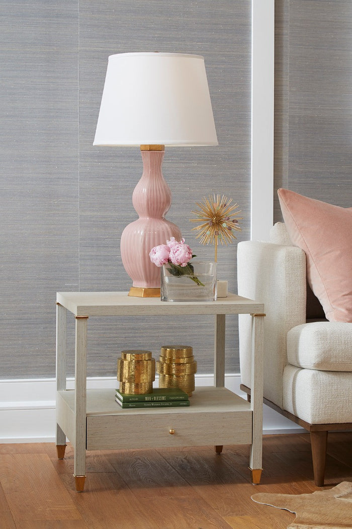 Villa & House Delft Lamp Without Shade, Peony Pink