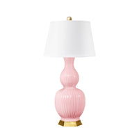 Villa & House Delft Lamp Without Shade, Peony Pink