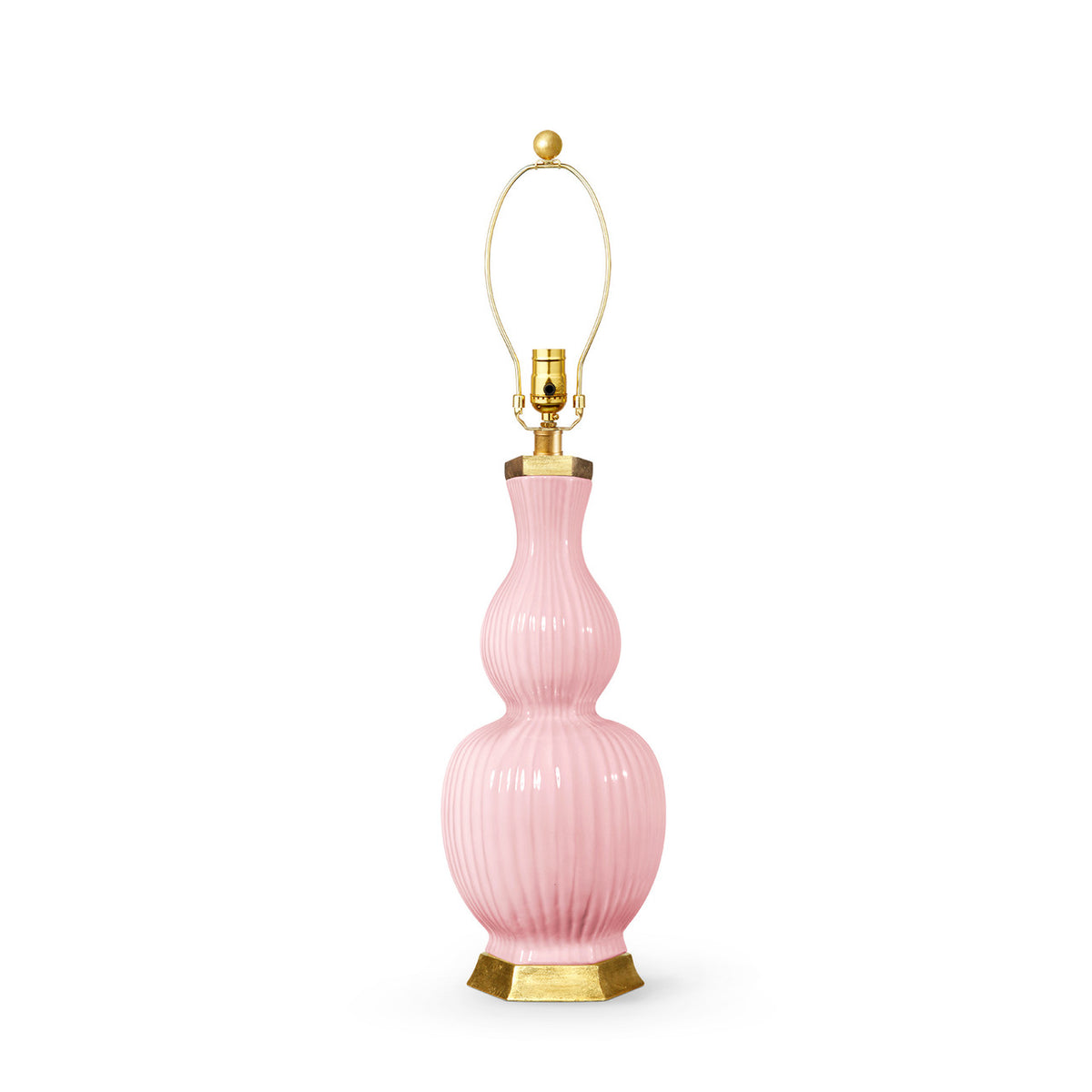 Villa & House Delft Lamp Without Shade, Peony Pink