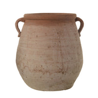 Design Shop Terracotta Urn with Whitewash Finish