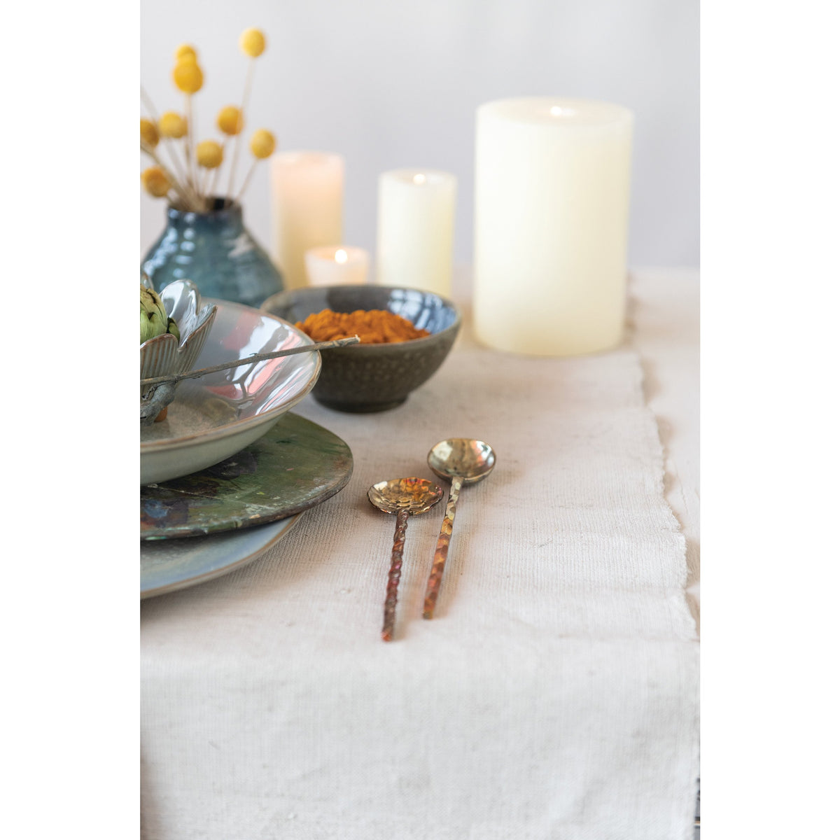 Design Shop Hand-Forged Copper Spoons, Set of 4