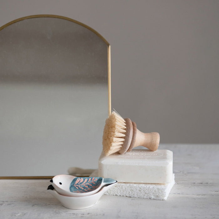 Design Shop Hand-Painted Stoneware Bird Shaped Dish. Set of 4.