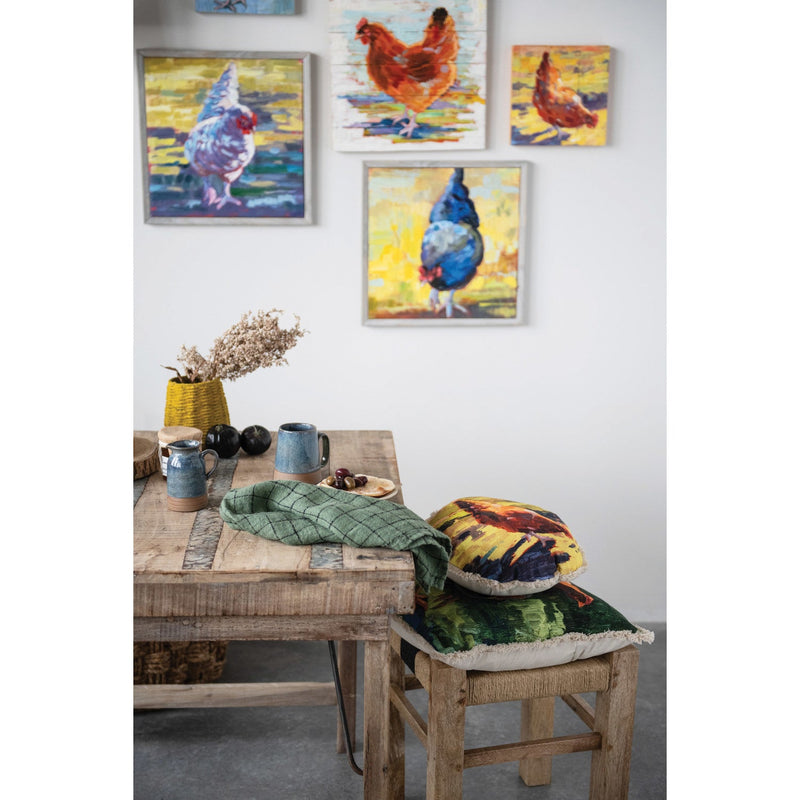 Design Shop Hand-Woven Jute and Glass Votive Holder