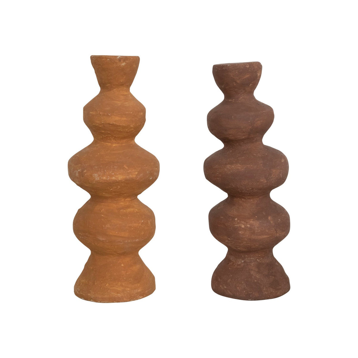 Design Shop Decorative Handmade Paper Mache Totem, 2 Colors