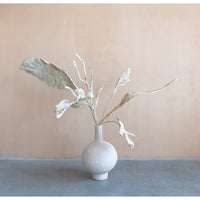 Design Shop Faux Philodendron Split Leaf, Plaster Finish