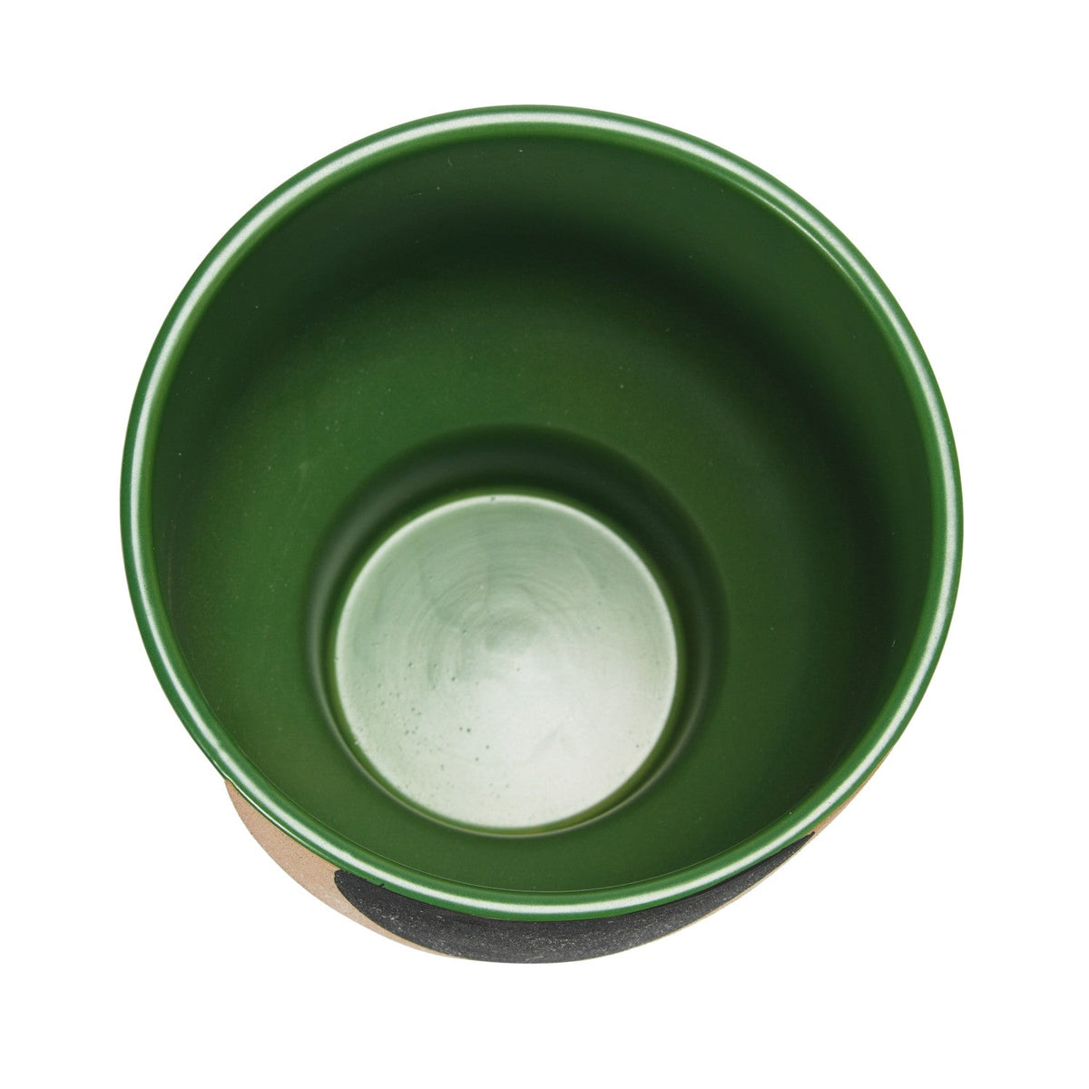 Design Shop Stoneware Planter with Abstract Design