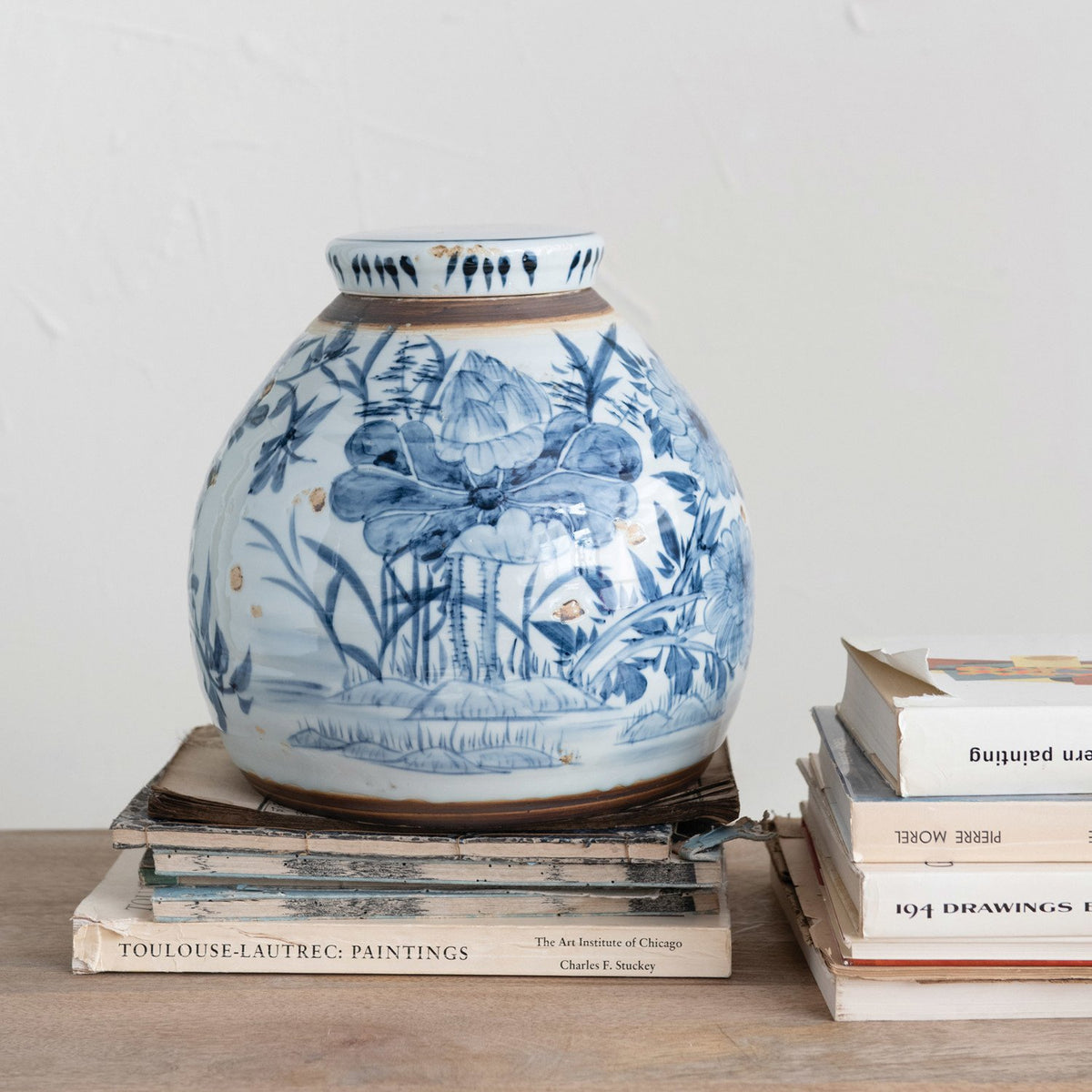 Design Shop Decorative Stoneware Ginger Jar