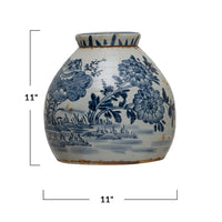 Design Shop Decorative Stoneware Ginger Jar