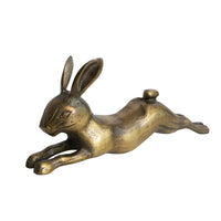 Design Shop Cast Aluminum Rabbit, Antique Brass Finish
