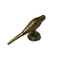 Design Shop Cast Aluminum Bird, Antique Gold Finish