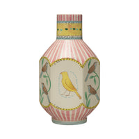 Design Shop Ceramic Vase w/ Birds, Multi Color