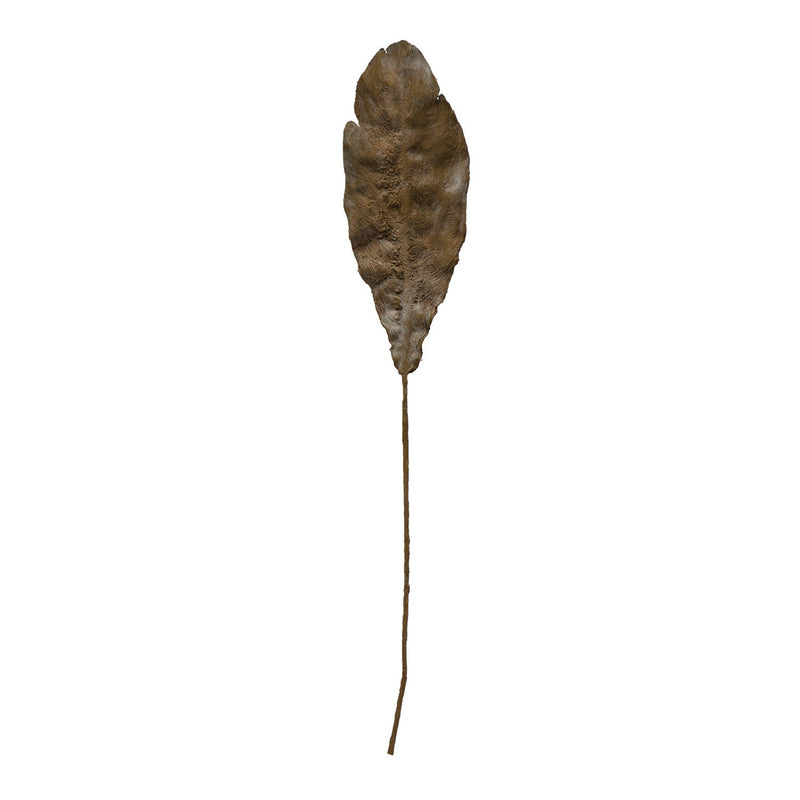 Design Shop Faux Leaf, Plaster Finish, Dark Olive