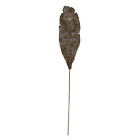 Design Shop Faux Leaf, Plaster Finish, Dark Olive