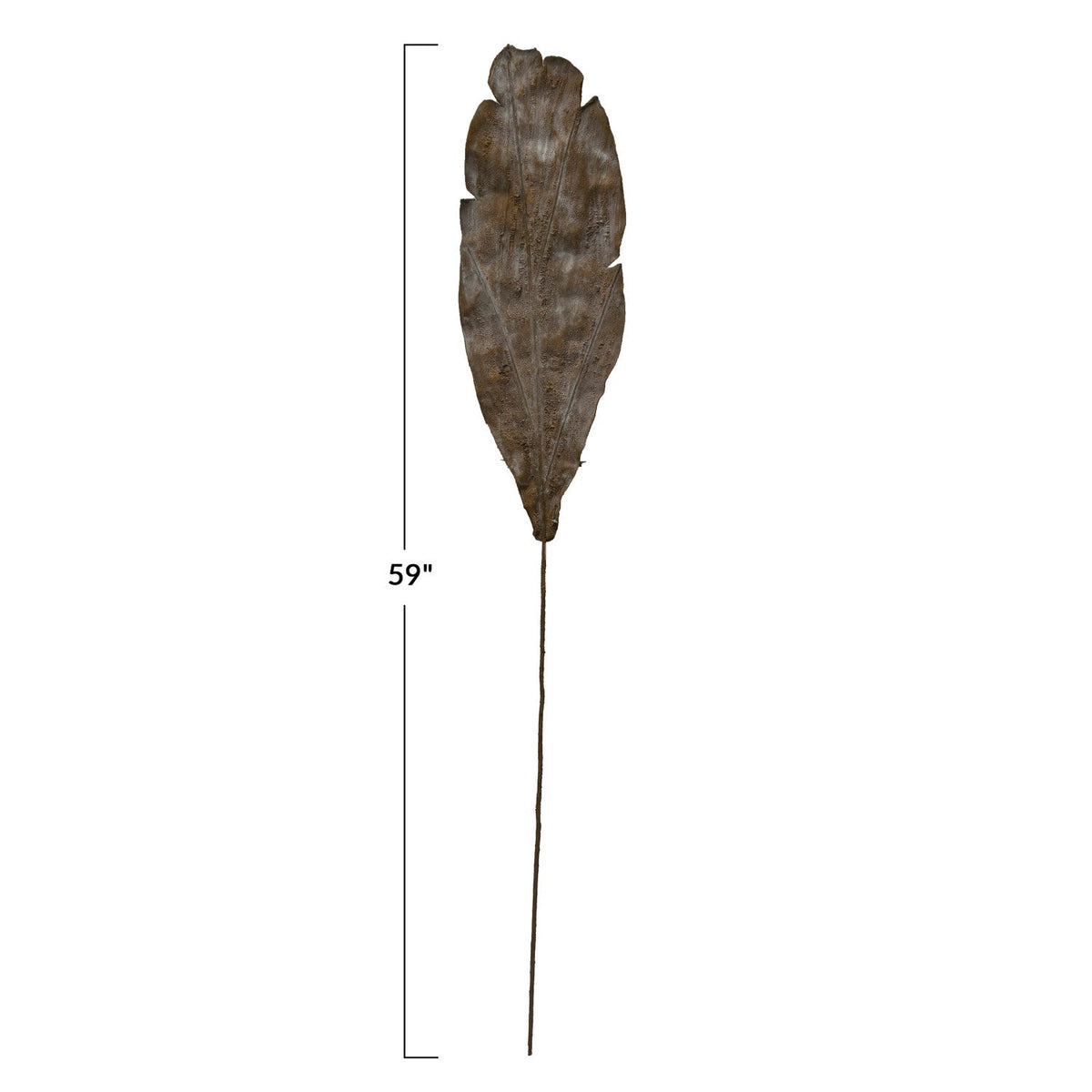 Design Shop Faux Leaf, Plaster Finish, Dark Olive