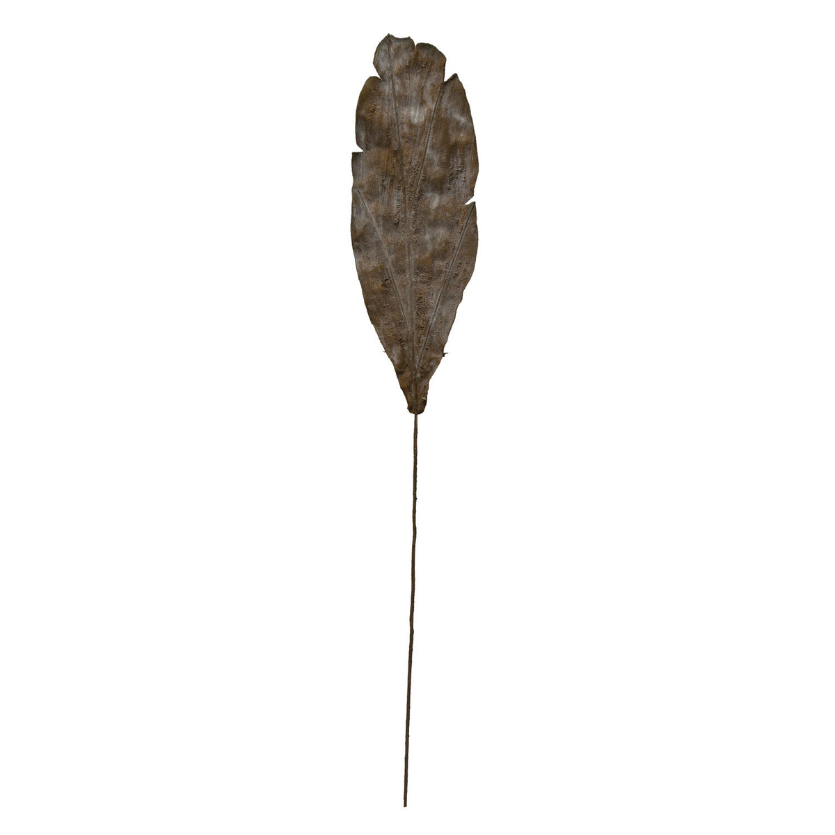 Design Shop Faux Leaf, Plaster Finish, Dark Olive