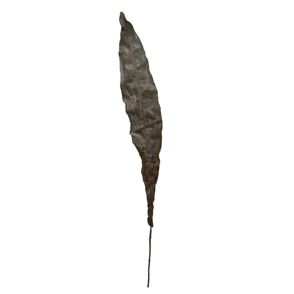Design Shop Faux Leaf, Plaster Finish, Dark Olive