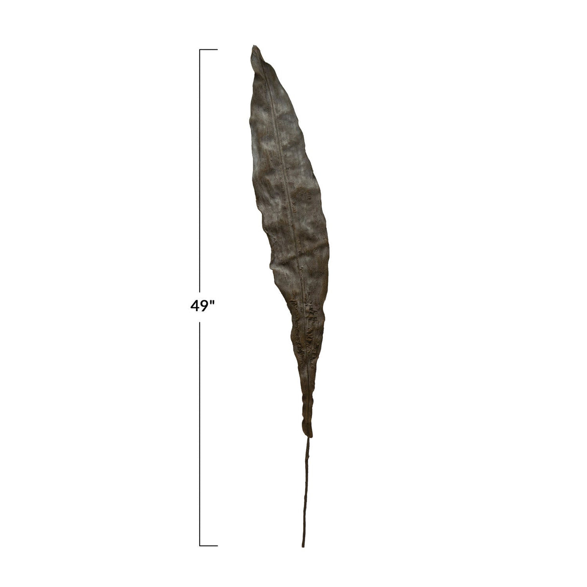 Design Shop Faux Leaf, Plaster Finish, Dark Olive